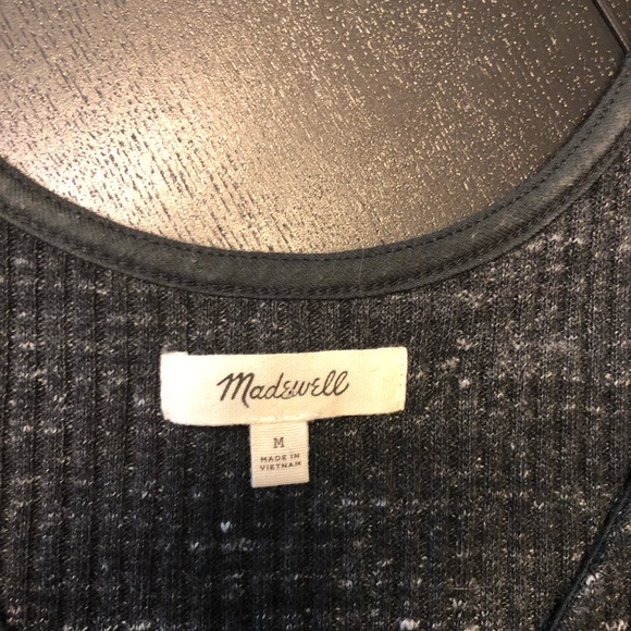 Madewell knit button cropped front tank - Picture 4 of 7